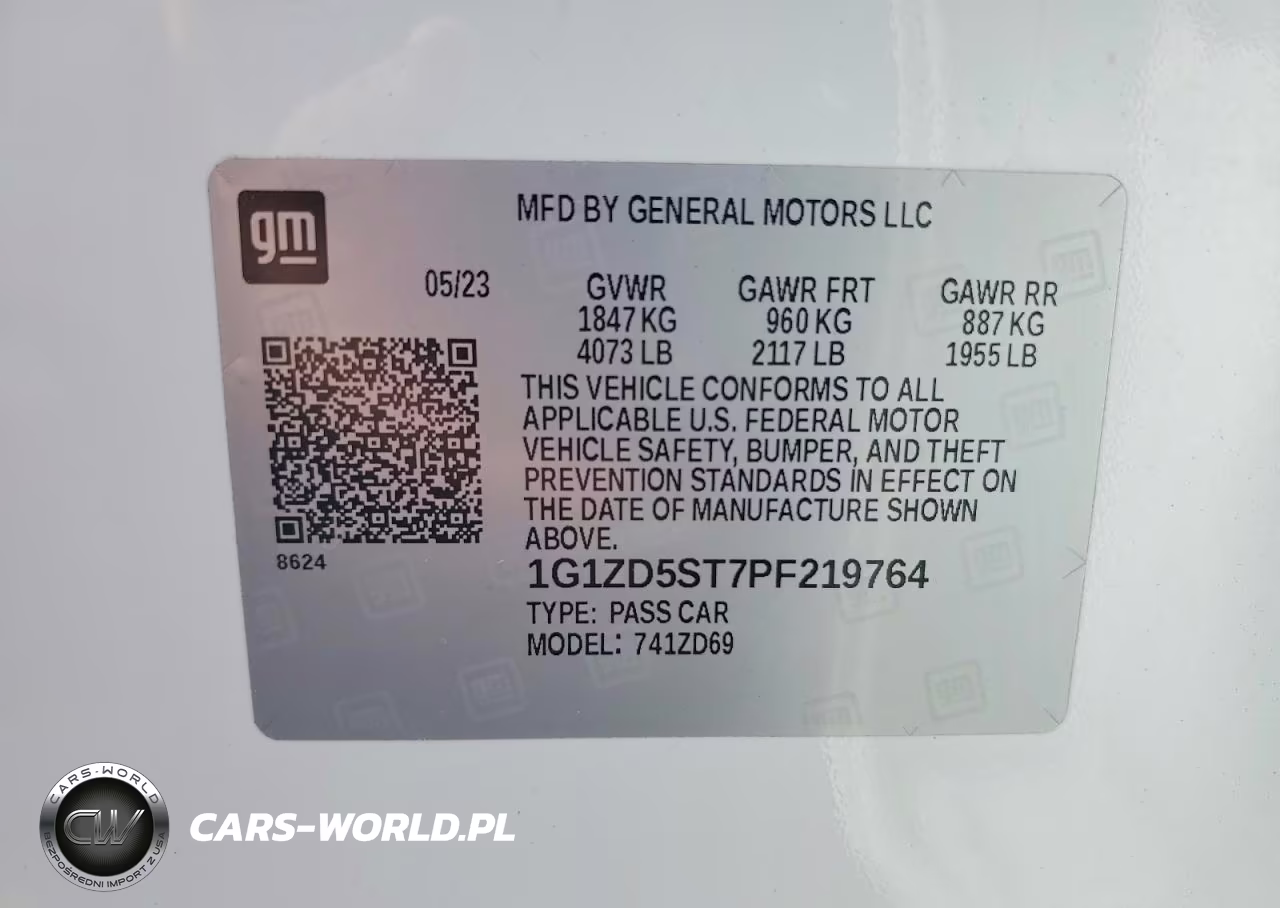 2023 Chevrolet Malibu Lt VIN:1G1ZD5ST7PF219764 - 13