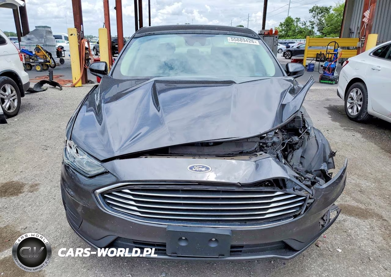 2019 Ford Fusion Se VIN:3FA6P0LUXKR125522 - 5