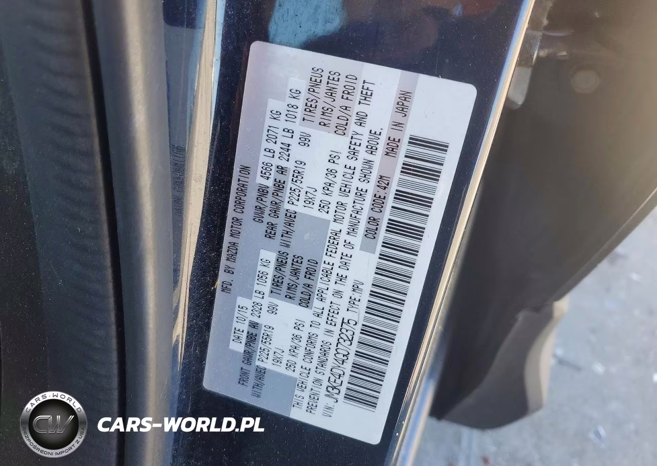 2016 Mazda Cx-5 Gt VIN:JM3KE4DY4G0732375 - 13