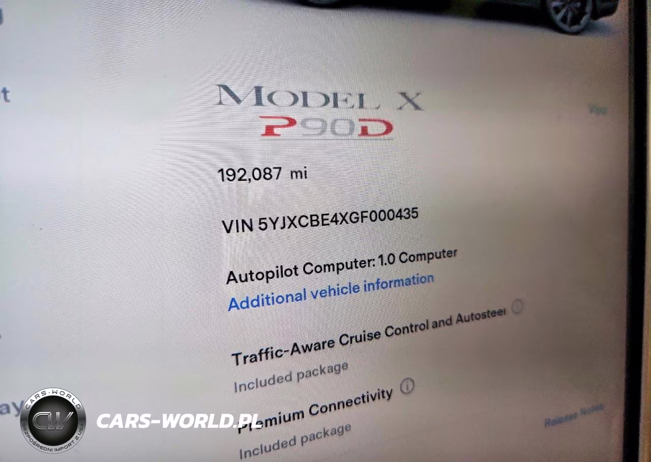 2016 Tesla Model X VIN:5YJXCBE4XGF000435 - 9