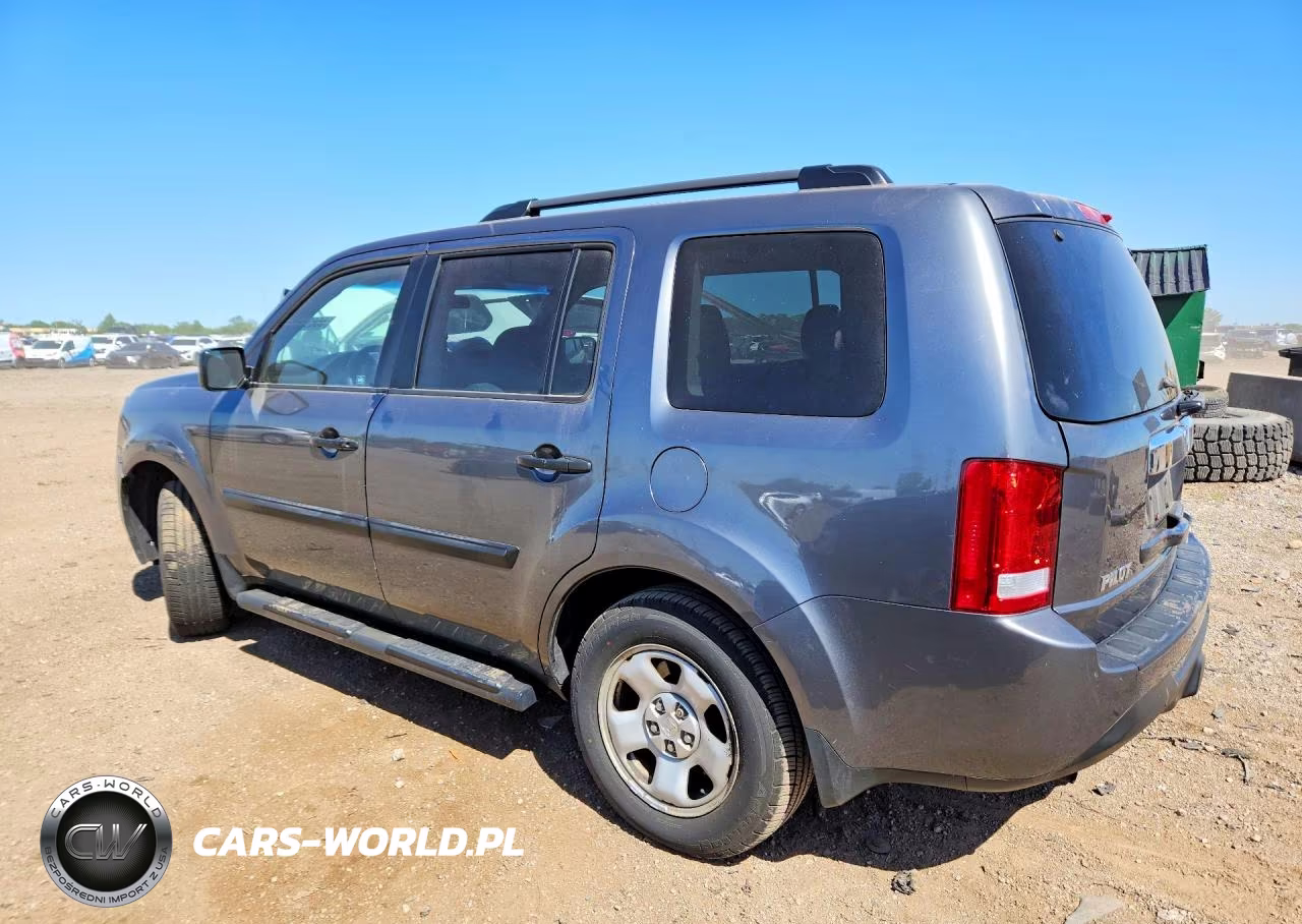 2012 Honda Pilot Lx VIN:5FNYF4H25CB071702 - 2