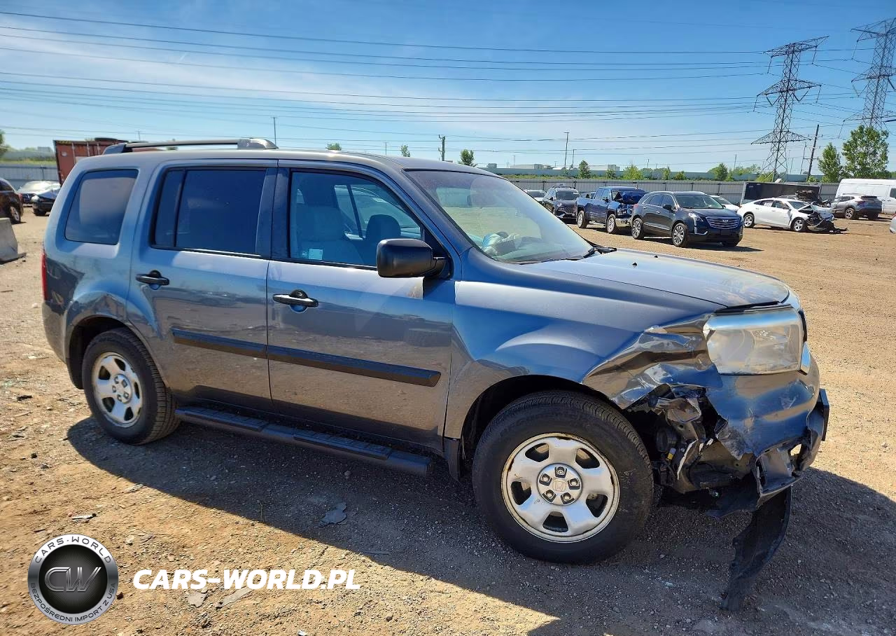 2012 Honda Pilot Lx VIN:5FNYF4H25CB071702 - 4