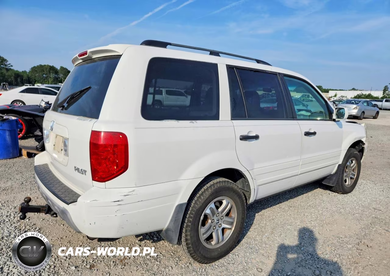 2003 Honda Pilot Exl VIN:2HKYF18613H589289 - 3