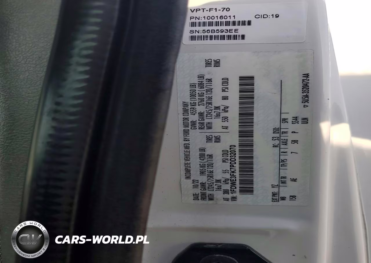 2023 Ford E350 Refrigerated Box Truck VIN:1FDWE3FK7PDD32070 - 12