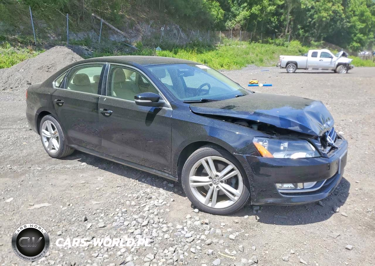 2014 Volkswagen Passat Se VIN:1VWBM7A38EC033622 - 4