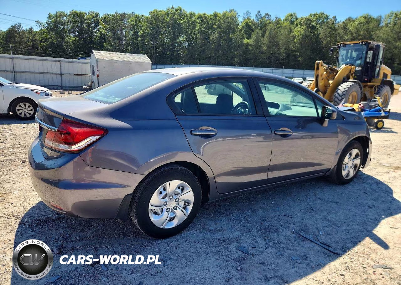 2014 Honda Civic Lx VIN:2HGFB2F58EH541353 - 3