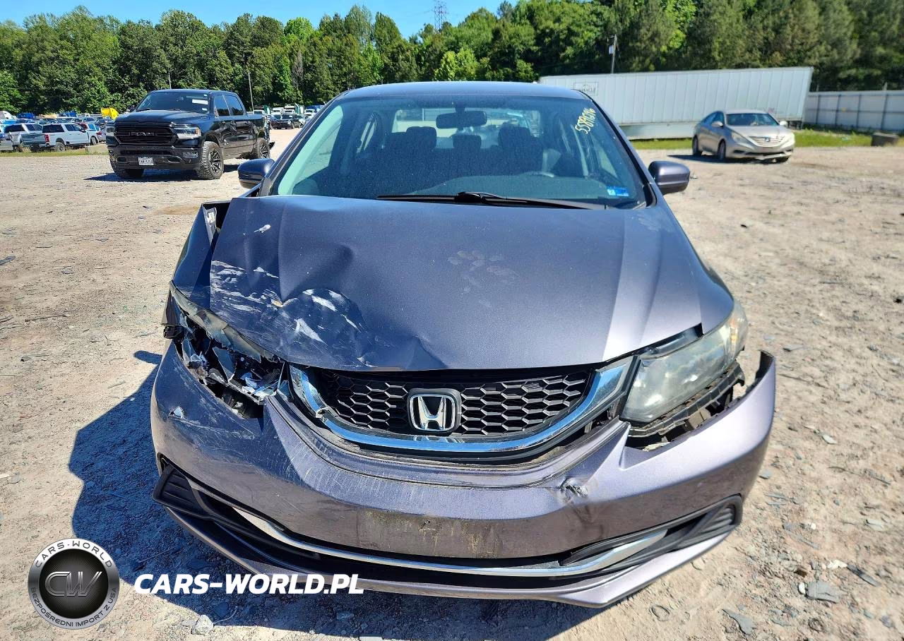 2014 Honda Civic Lx VIN:2HGFB2F58EH541353 - 5