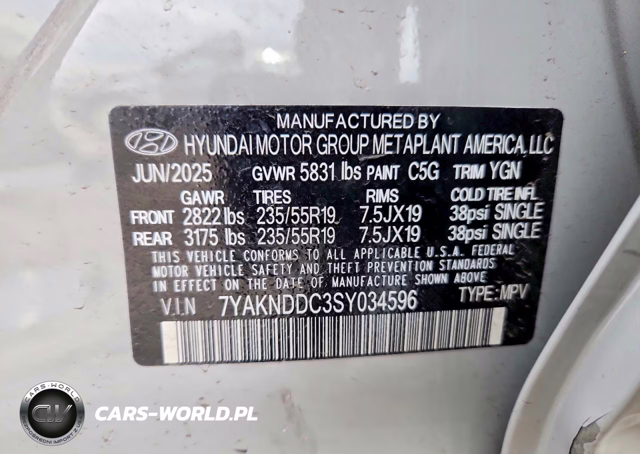 2025 Hyundai Ioniq 5 Sel VIN:7YAKNDDC3SY034596 - 14