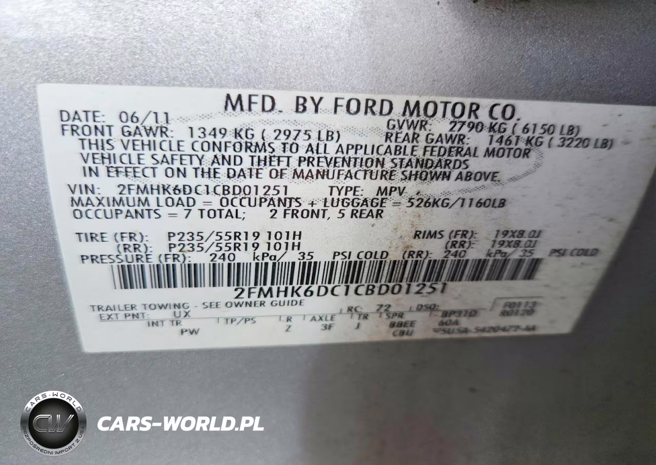 2012 Ford Flex Limited VIN:2FMHK6DC1CBD01251 - 13
