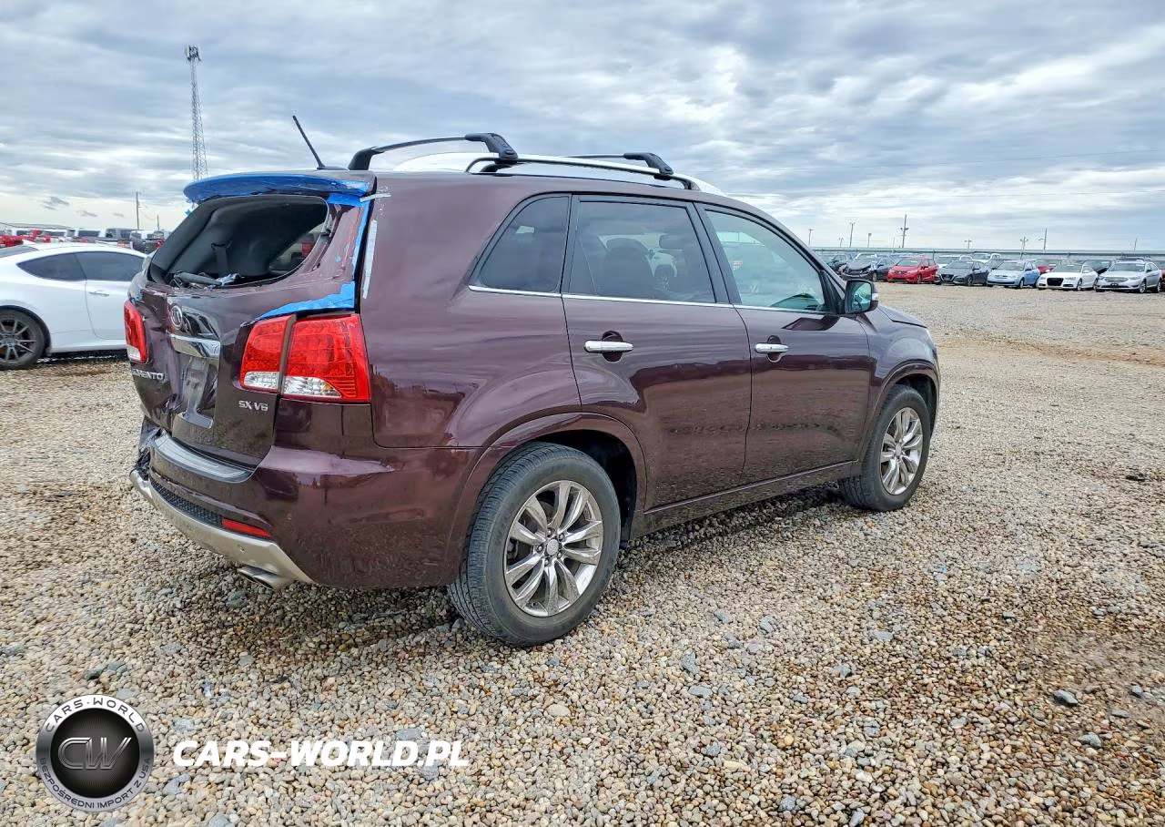 2013 Kia Sorento Sx VIN:5XYKW4A20DG357063 - 3