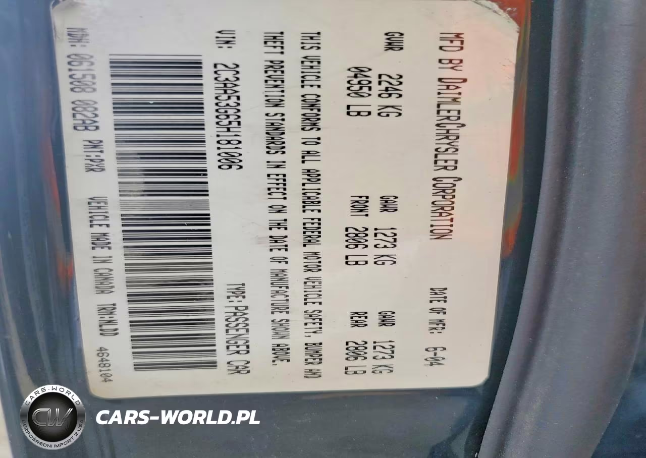 2006 Chrysler 300 VIN:2C3LA43R06H218685 - 13