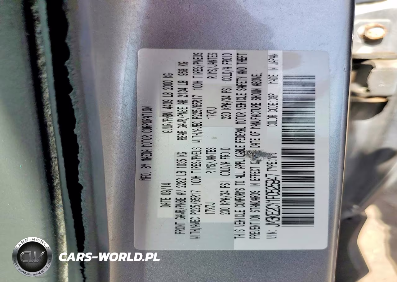 2015 Mazda Cx-5 Touring VIN:JM3KE2CY1F0525947 - 13