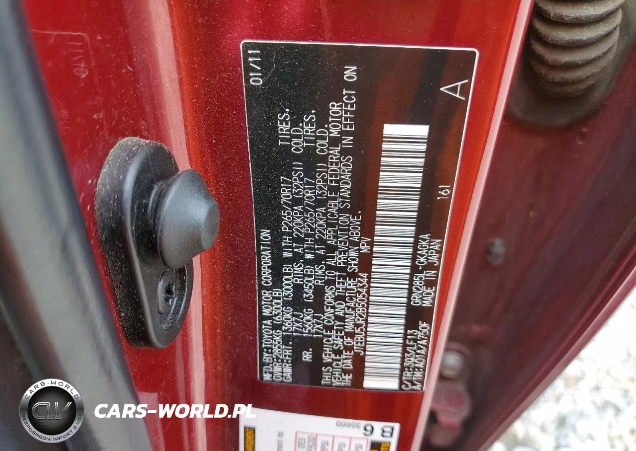2011 Toyota 4 Runner VIN:JTEBU5JR2B5054344 - 13