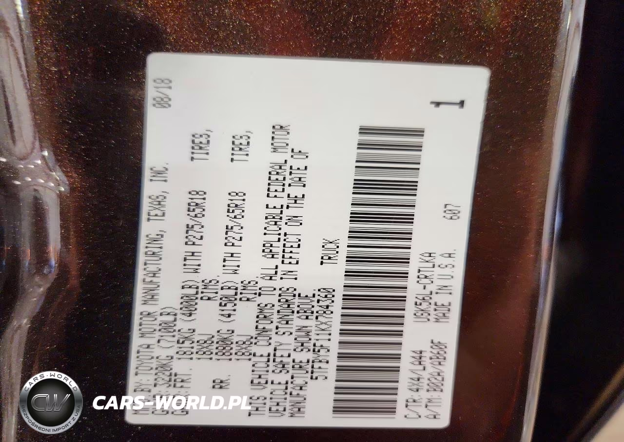 2019 Toyota Tundra Double Cab Limited VIN:5TFBY5F11KX784360 - 12
