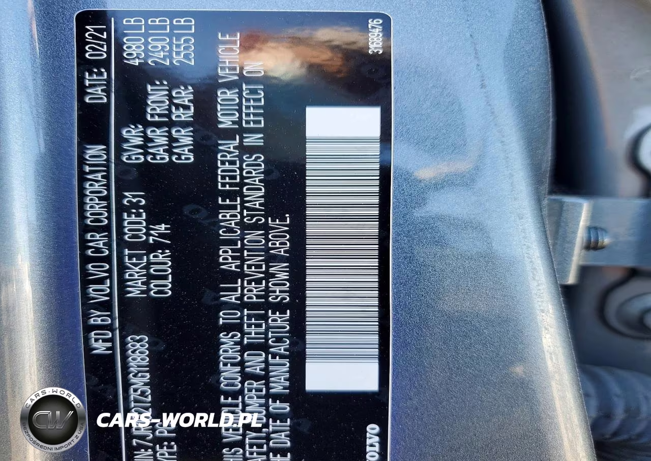 2021 Volvo S60 T5 VIN:7JR102TZ5MG118683 - 12