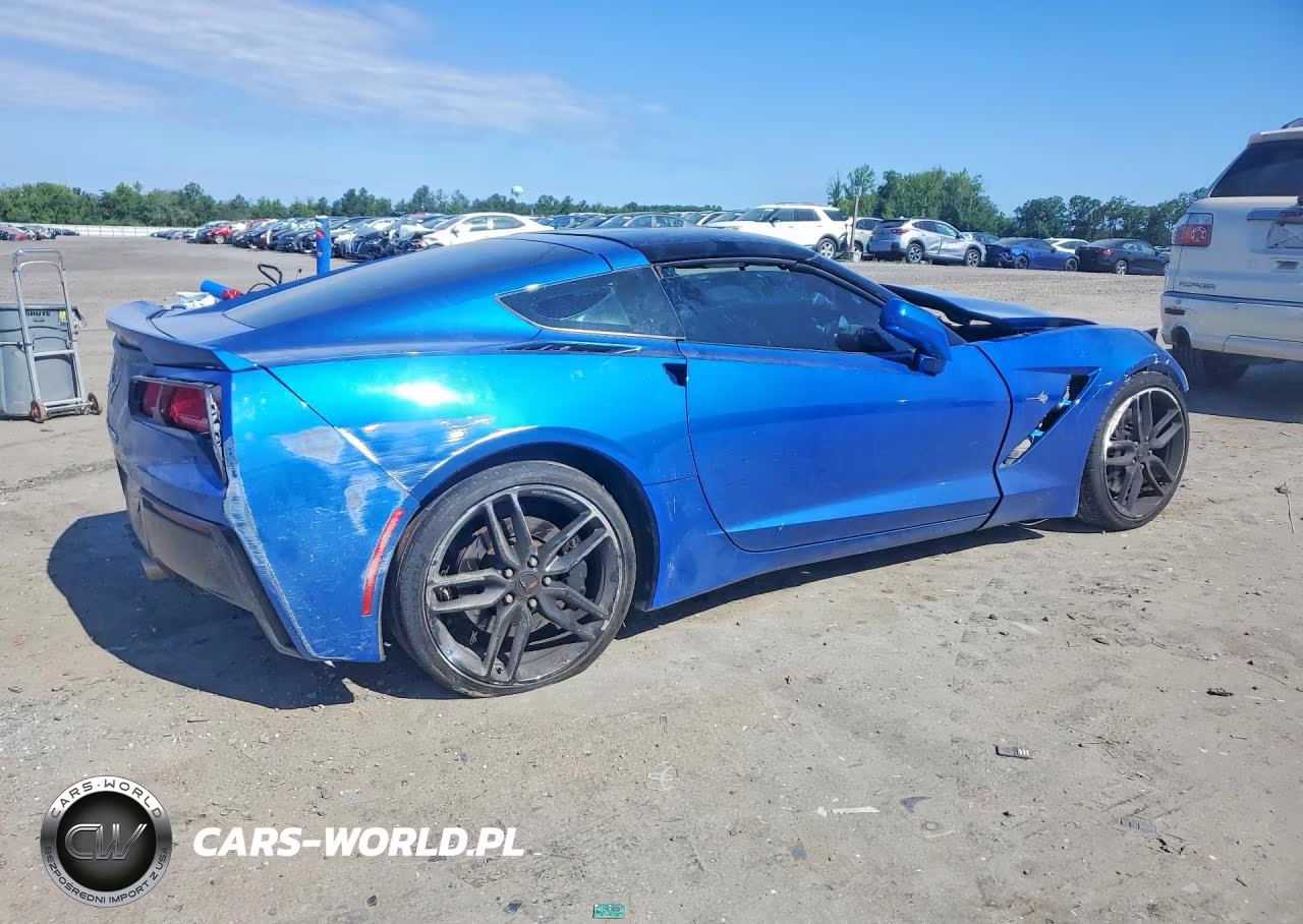 2014 Chevrolet Corvette Stingray Z51 1Lt VIN:1G1YH2D71E5102280 - 3