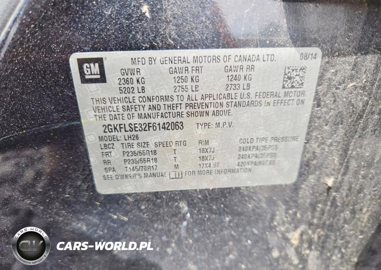 2015 GMC Terrain Slt VIN:2GKFLSE32F6142063 - 12