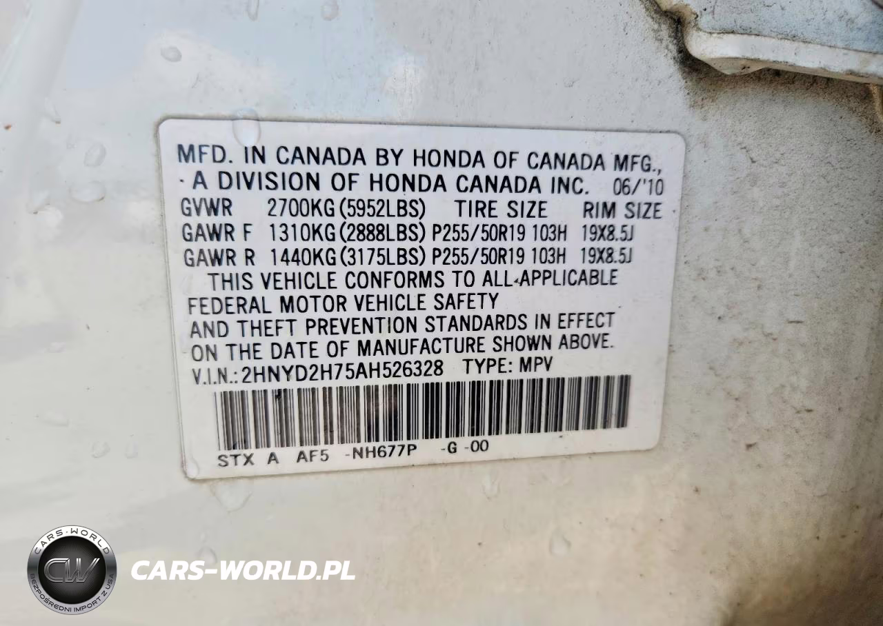 2010 Acura Mdx Advance VIN:2HNYD2H75AH526328 - 13