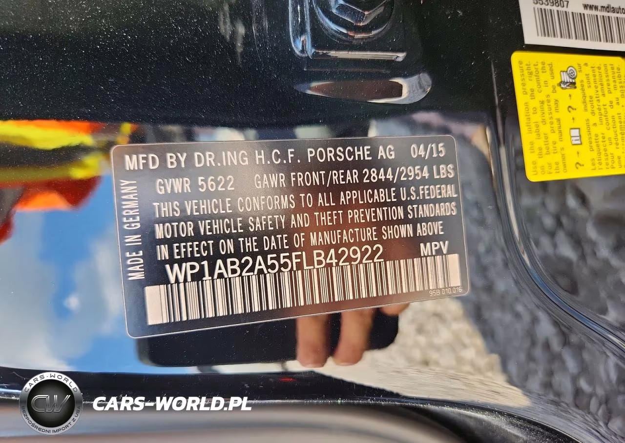 2015 Porsche Macan S VIN:WP1AB2A55FLB42922 - 12