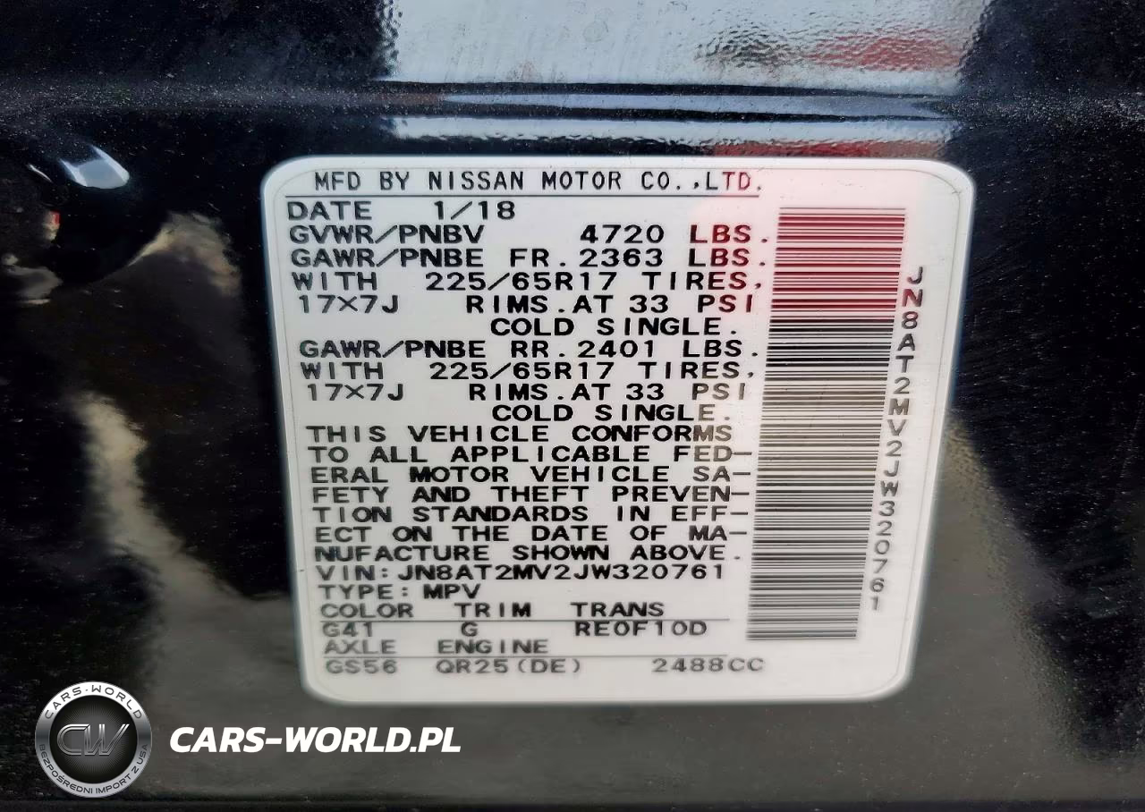 2018 Nissan Rogue S VIN:JN8AT2MV2JW320761 - 14