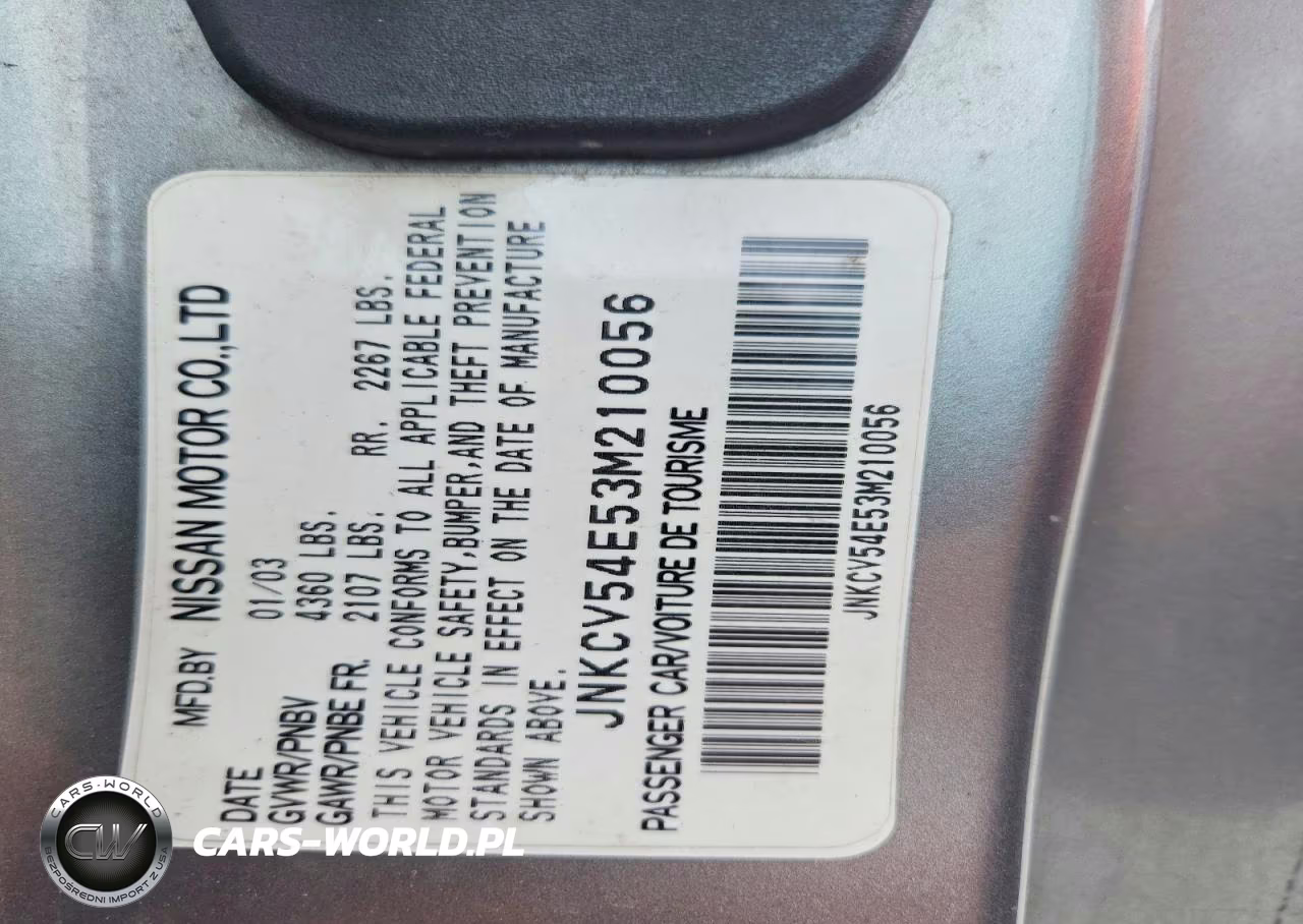 INFINITI G35 VIN:JNKCV54E53M210056 - 13