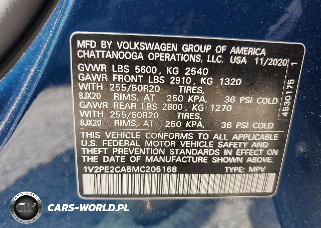 2021 Volkswagen Atlas Cross Sport Se VIN:1V2PE2CA5MC205168 - 13