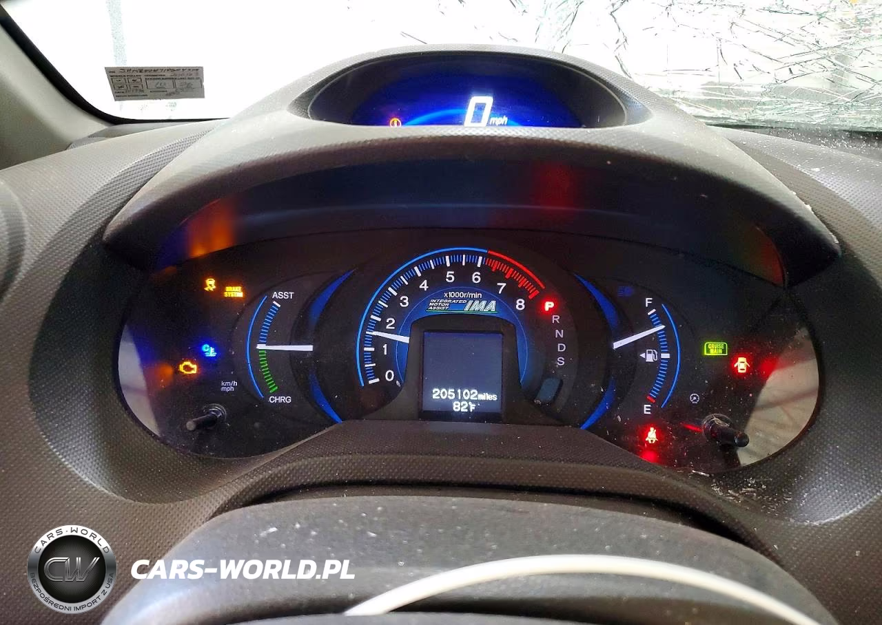 2013 Honda Insight Ex VIN:JHMZE2H71DS004329 - 9