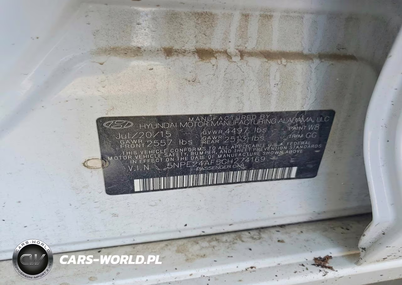 2016 Hyundai Sonata Se VIN:5NPE24AF5GH274169 - 12