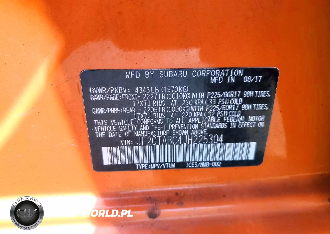 2018 Subaru Crosstrek Premium VIN:JF2GTABC4JH225304 - 12