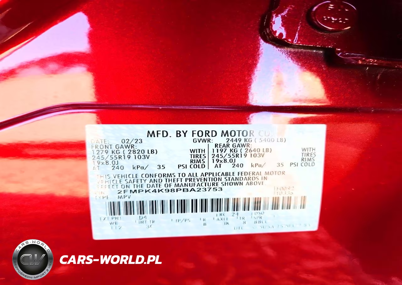 2023 Ford Edge Titanium VIN:2FMPK4K98PBA23753 - 13