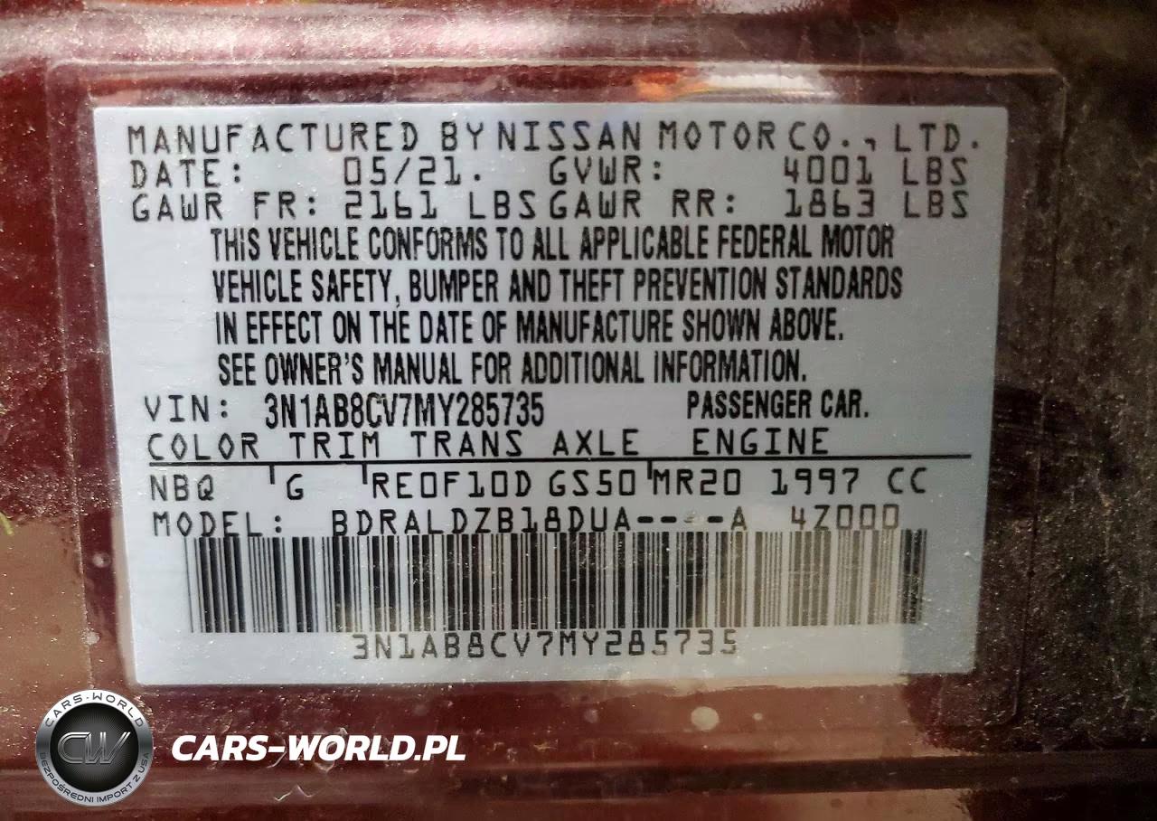2021 Nissan Sentra Sv VIN:3N1AB8CV7MY285735 - 13