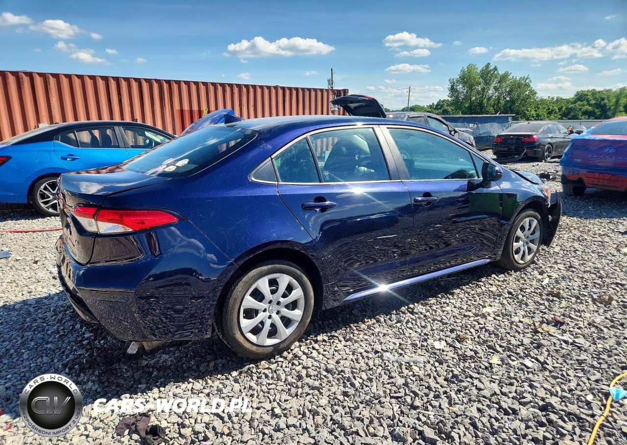 2022 Toyota Corolla Le VIN:5YFEPMAEXNP345536 - 3