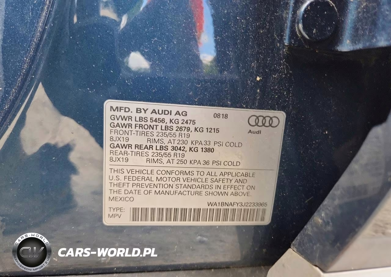 2018 Audi Q5 Premium Plus VIN:WA1BNAFY3J2233965 - 13