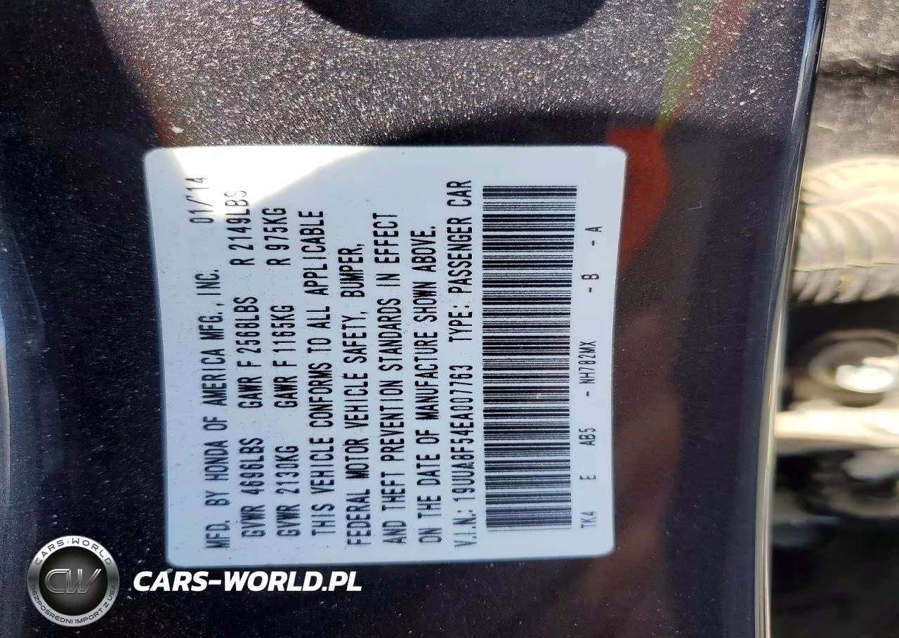 2014 Acura Tl Tech VIN:19UUA8F54EA007763 - 12