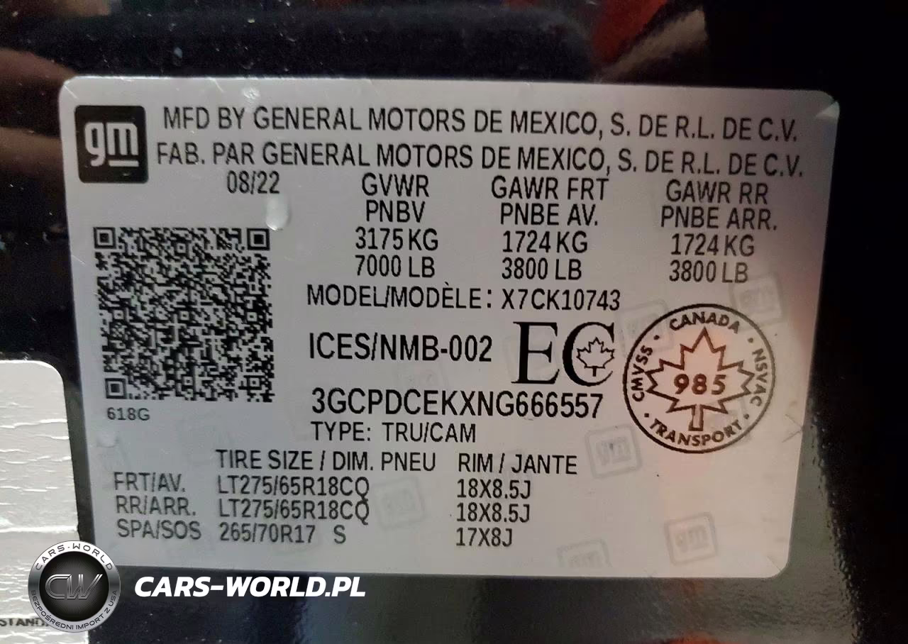 2022 Chevrolet Silverado K1500 Trail Boss Custom VIN:3GCPDCEKXNG666557 - 13
