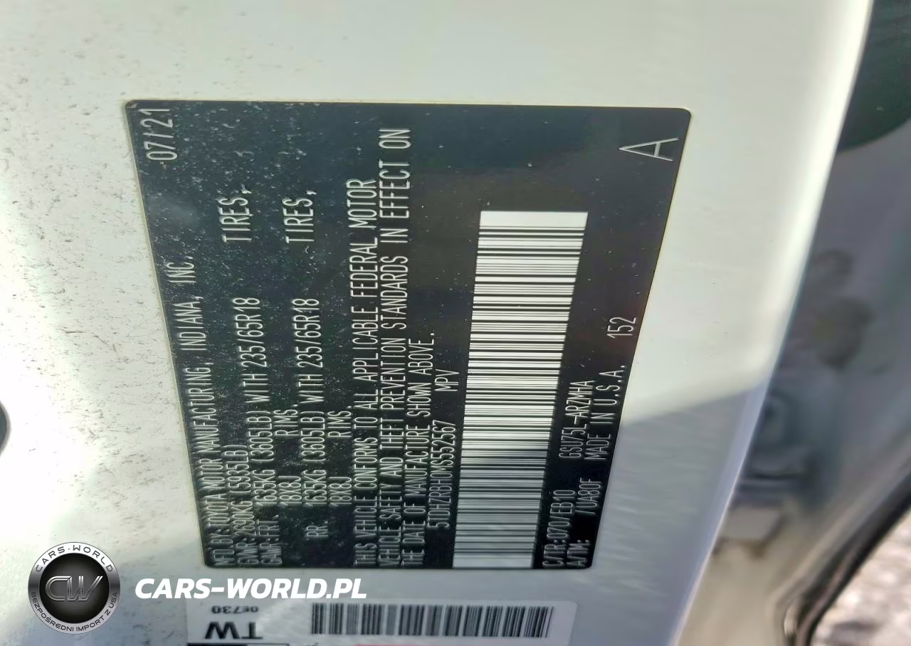 2021 Toyota Highlander Xle VIN:5TDHZRBH0MS552567 - 14