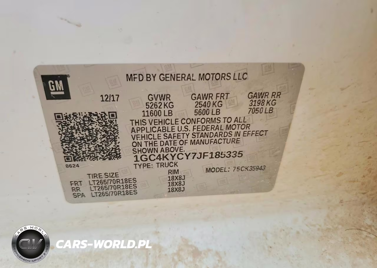 2018 Chevrolet Silverado K3500 VIN:1GC4KYCY7JF185335 - 13