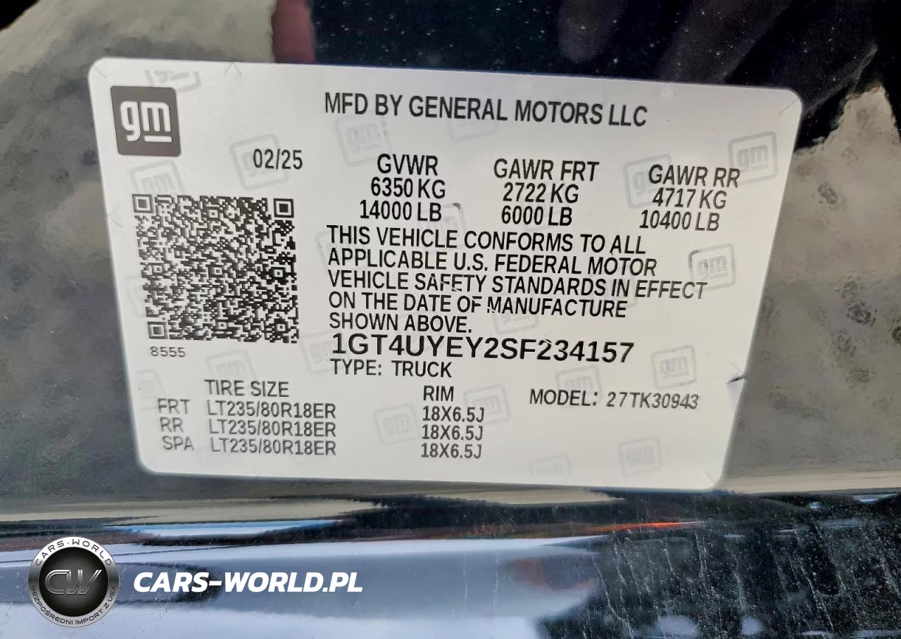2025 GMC Sierra K3500 Denali Ultimate VIN:1GT4UYEY2SF234157 - 12
