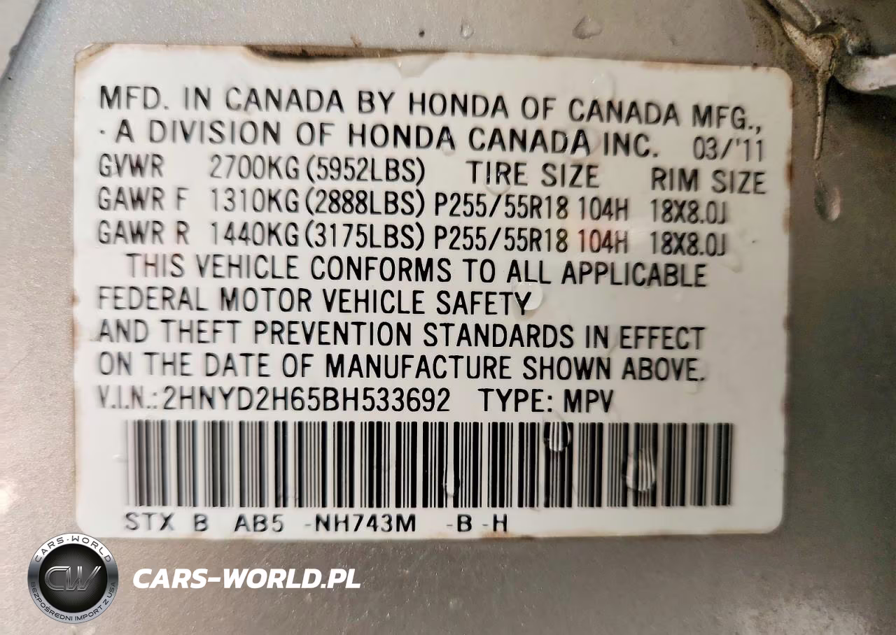 2011 Acura Mdx Technology VIN:2HNYD2H65BH533692 - 13
