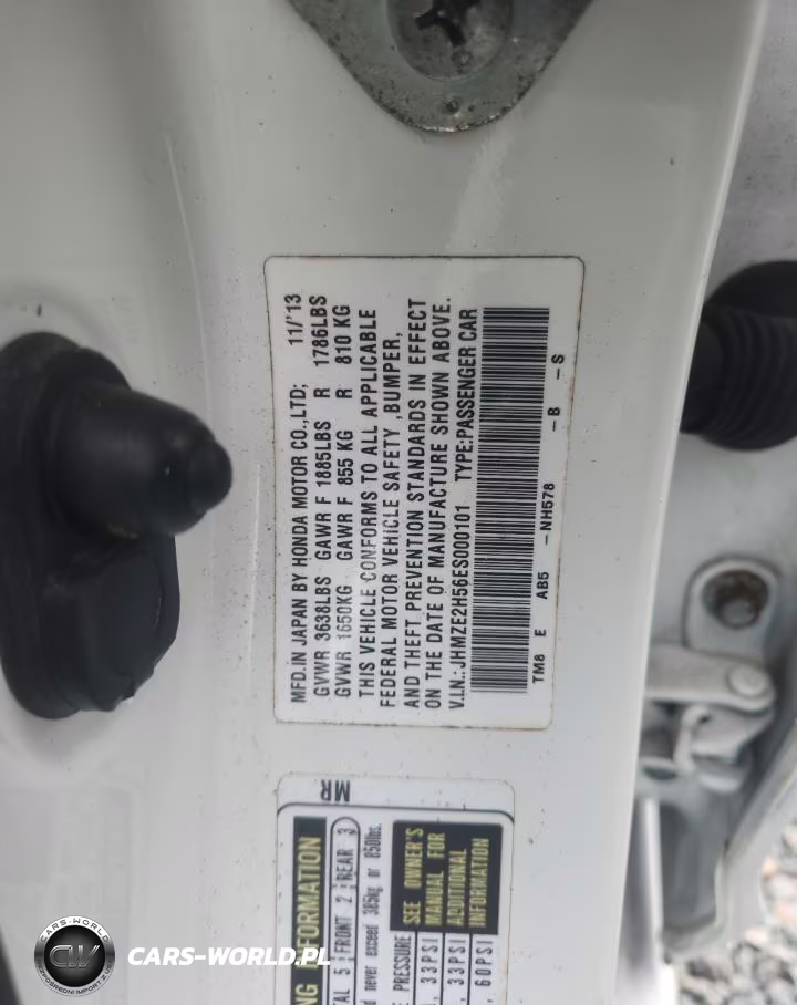 2014 Honda Insight Lx VIN:JHMZE2H56ES000101 - 12