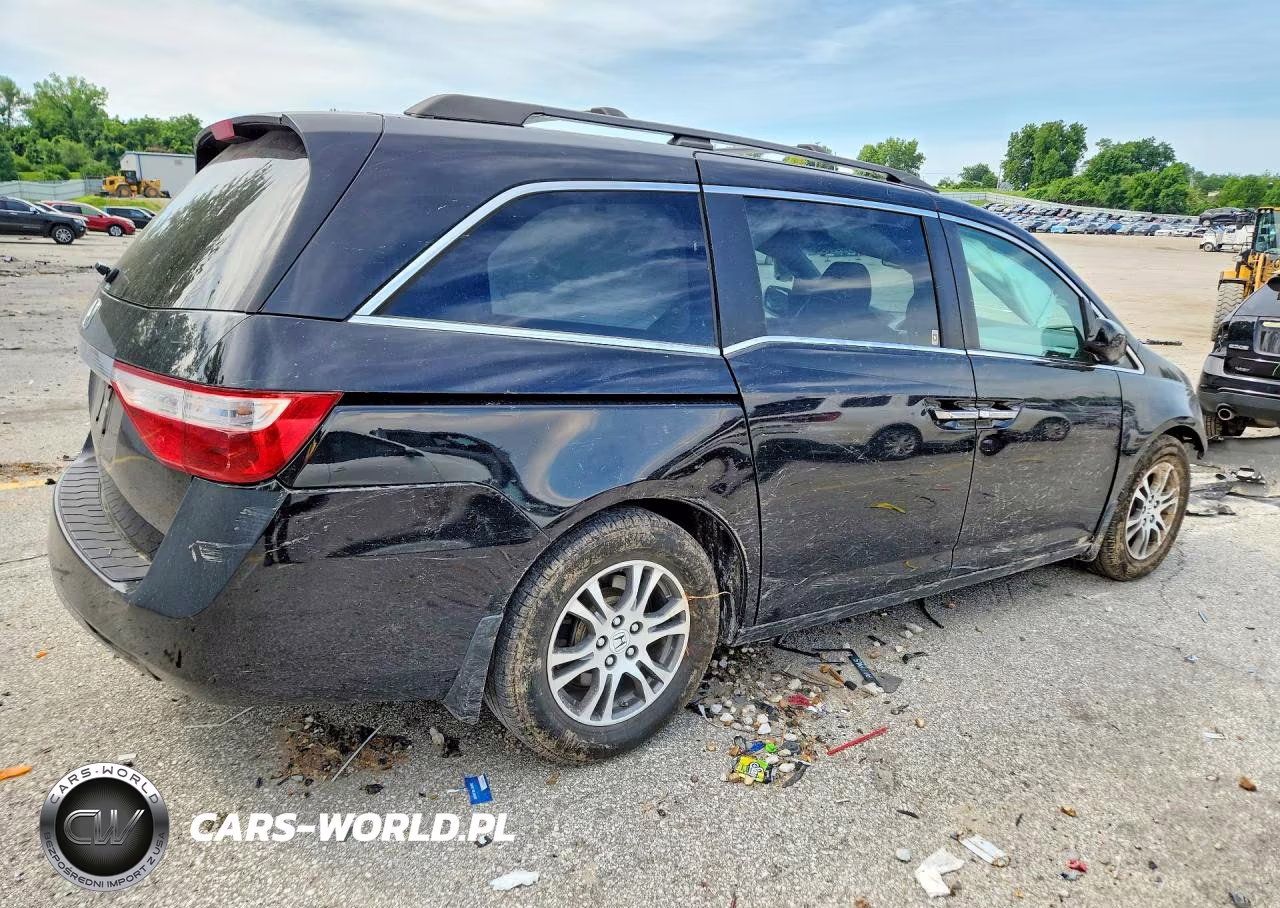 2012 Honda Odyssey Exl VIN:5FNRL5H60CB145632 - 3