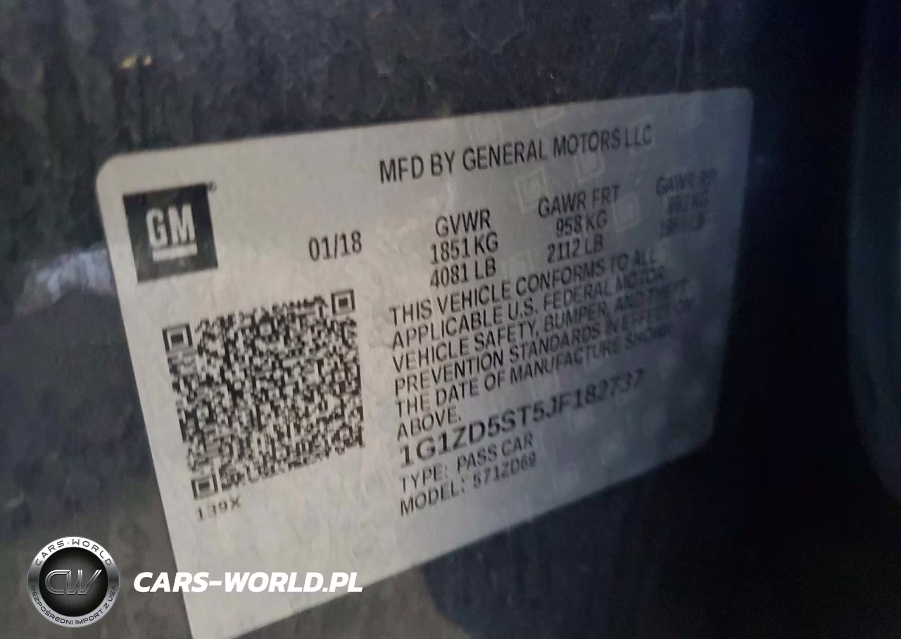 2018 Chevrolet Malibu Lt VIN:1G1ZD5ST5JF182737 - 13