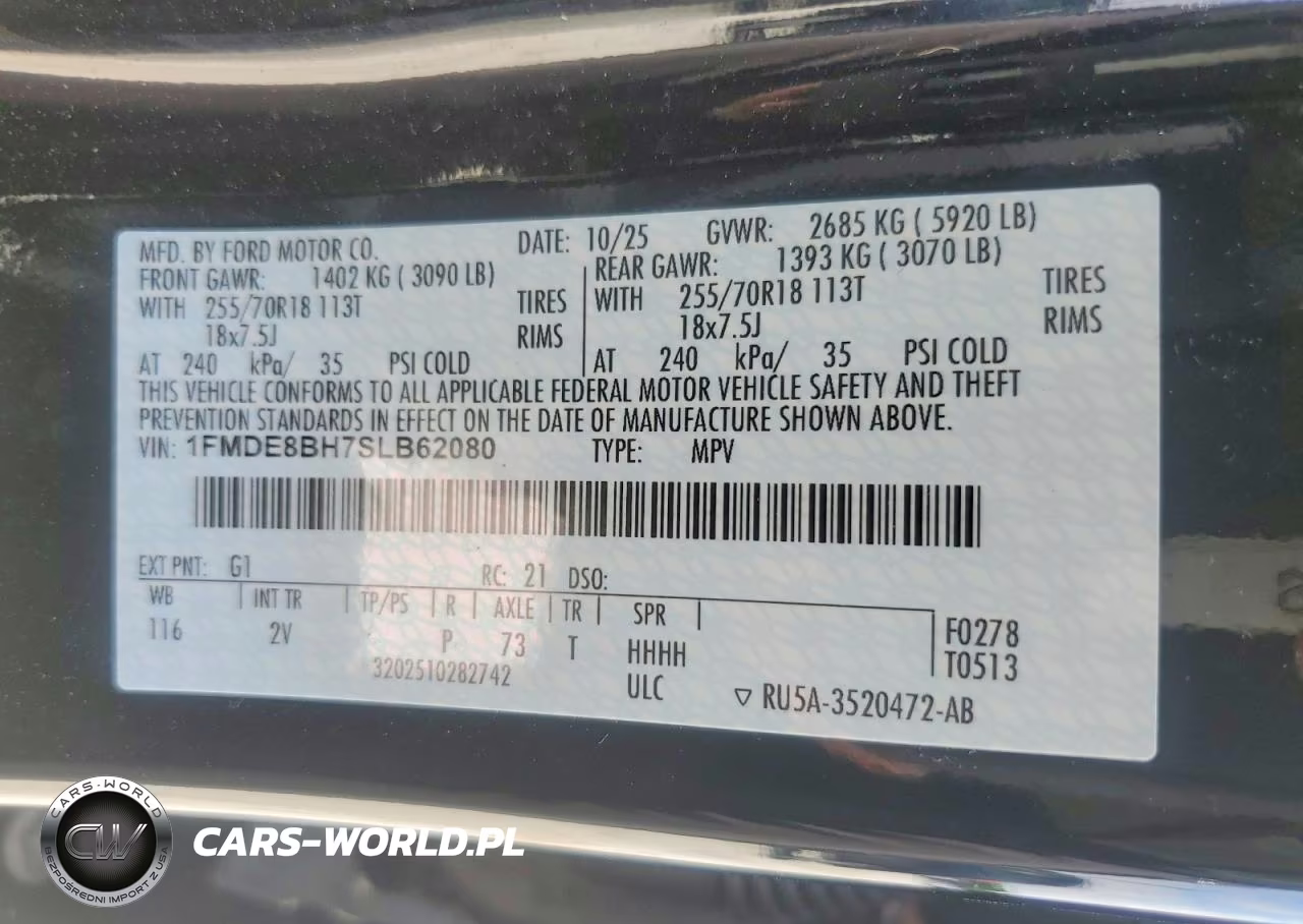 2025 Ford Bronco Outer Banks VIN:1FMDE8BH7SLB62080 - 13
