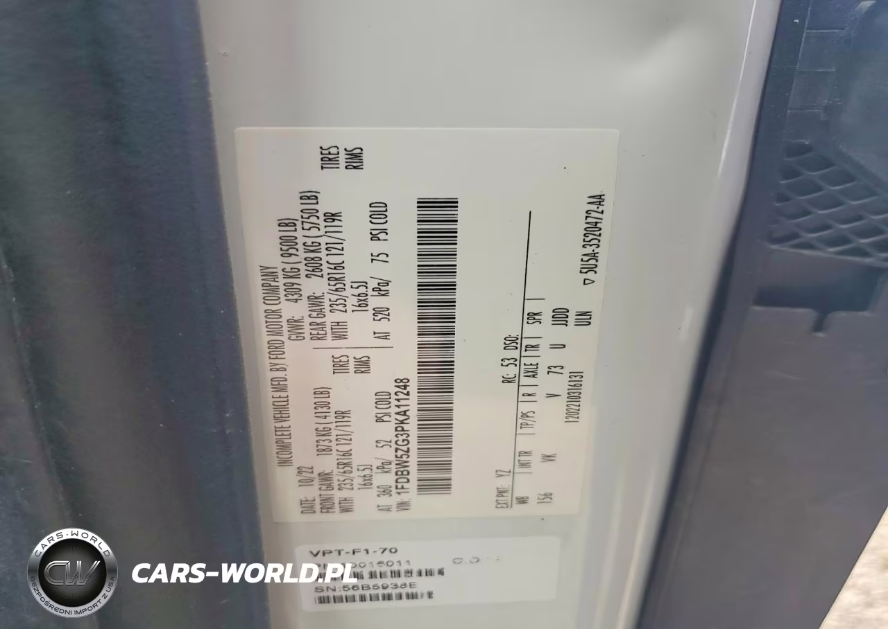 2023 Ford Transit Refrigerated Box Truck VIN:1FDBW5ZG3PKA11248 - 12