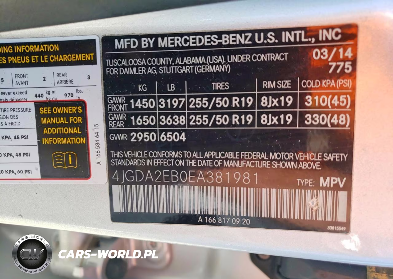 2014 Mercedes-Benz Ml 350 Bluetec VIN:4JGDA2EB0EA381981 - 12