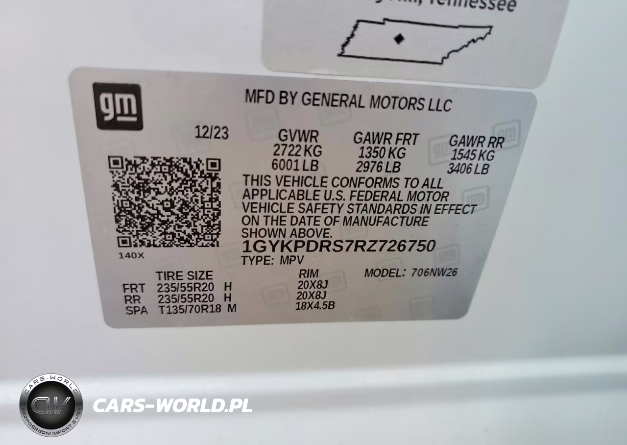 2024 Cadillac Xt6 Premium Luxury VIN:1GYKPDRS7RZ726750 - 14