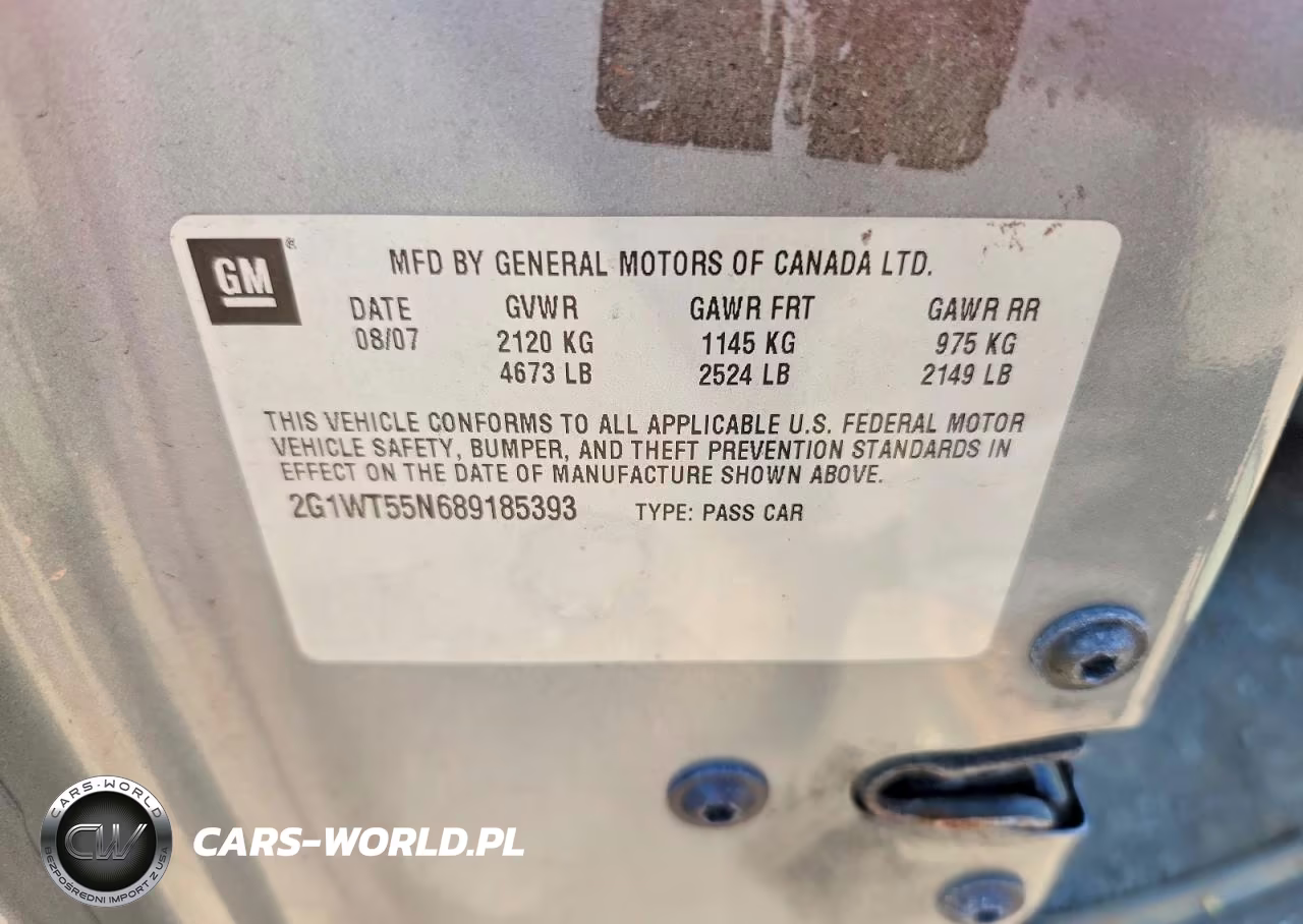 2008 Chevrolet Impala Lt VIN:2G1WT55N689185393 - 12
