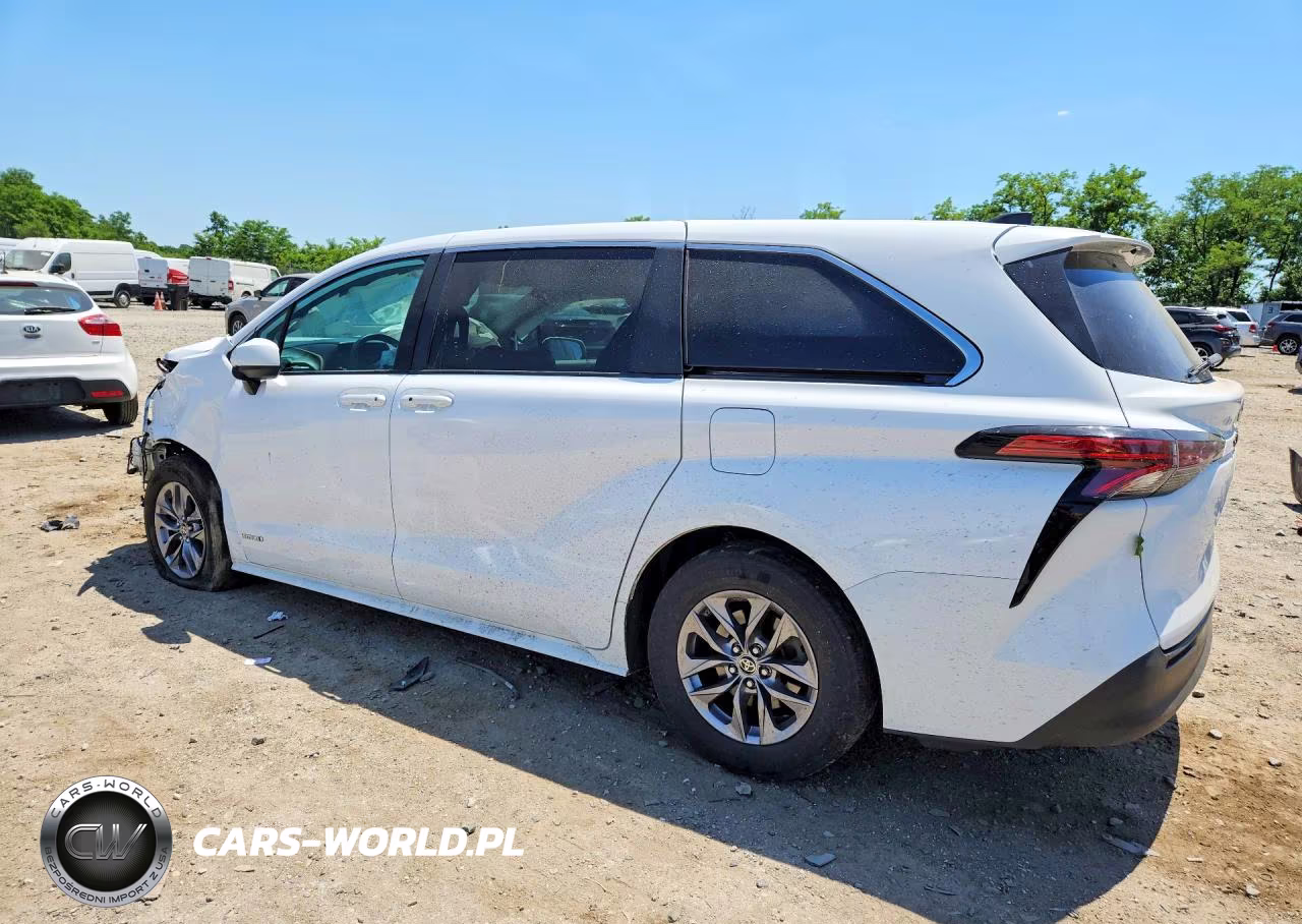 2021 Toyota Sienna Le VIN:5TDKRKEC2MS020332 - 2