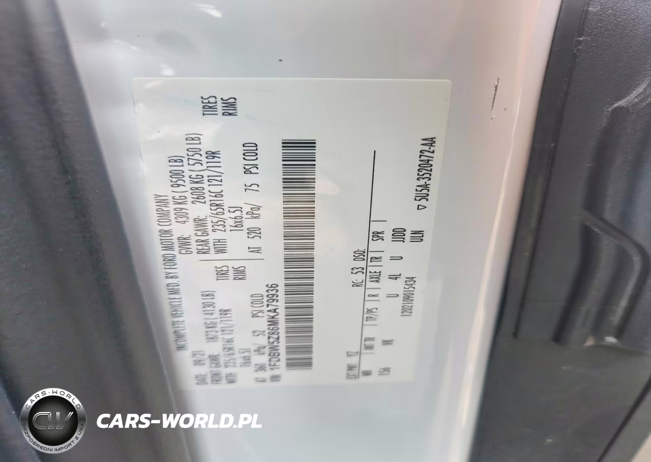 2021 Ford Transit T-350 VIN:1FDBW5Z86MKA79936 - 13