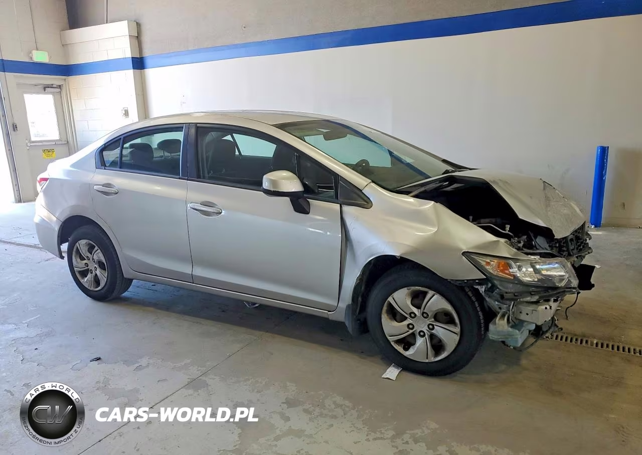 2013 Honda Civic Lx VIN:19XFB2F50DE017185 - 4